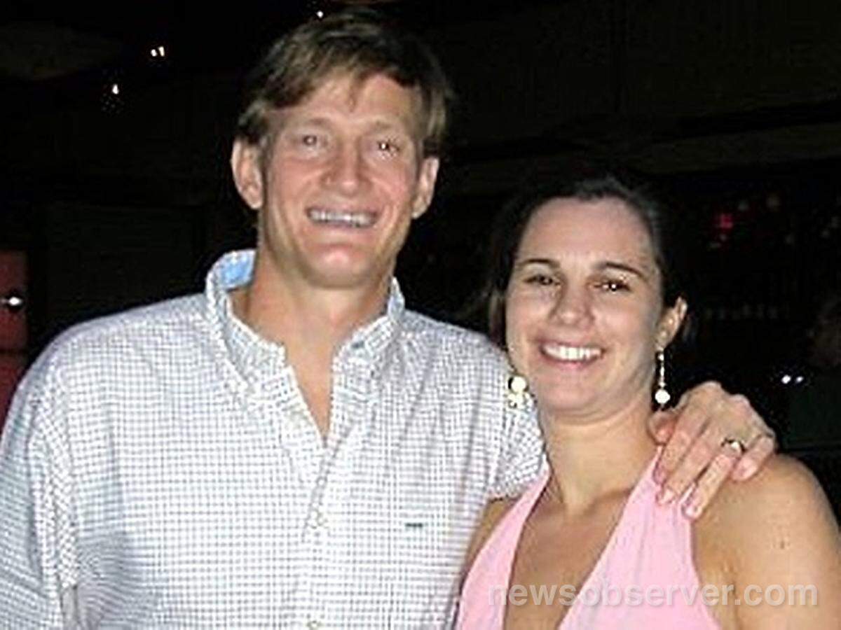 Jason Young and wife Michelle in an undated photo.