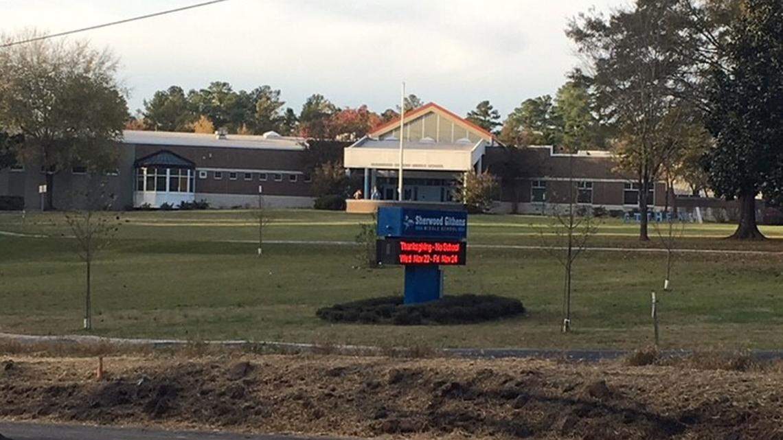 Sherwood Githens Middle School on 4800 Old Chapel Hill Road in Durham.