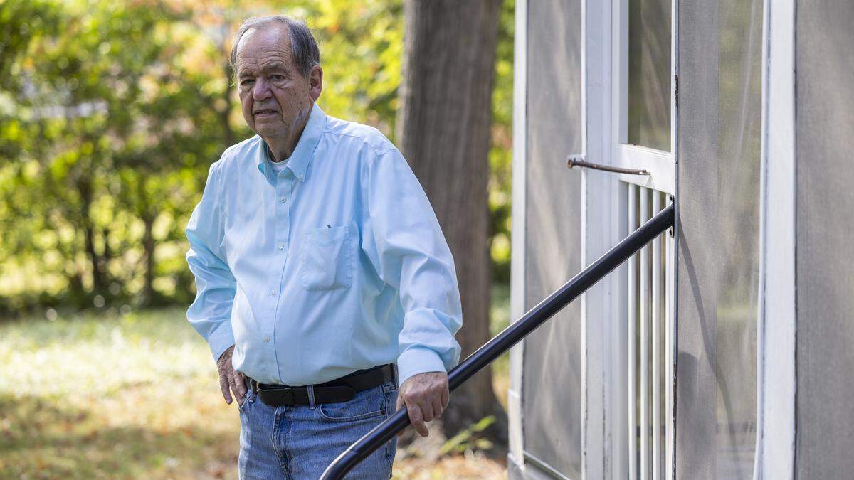 Larry King, 87, is leading a coalition of residents opposing a proposed three-story, 60-unit affordable housing apartment building next to his home in the Avent West neighborhood in southwest Raleigh. The project is being approved without a public hearing under Raleigh’s “missing middle” zoning code.