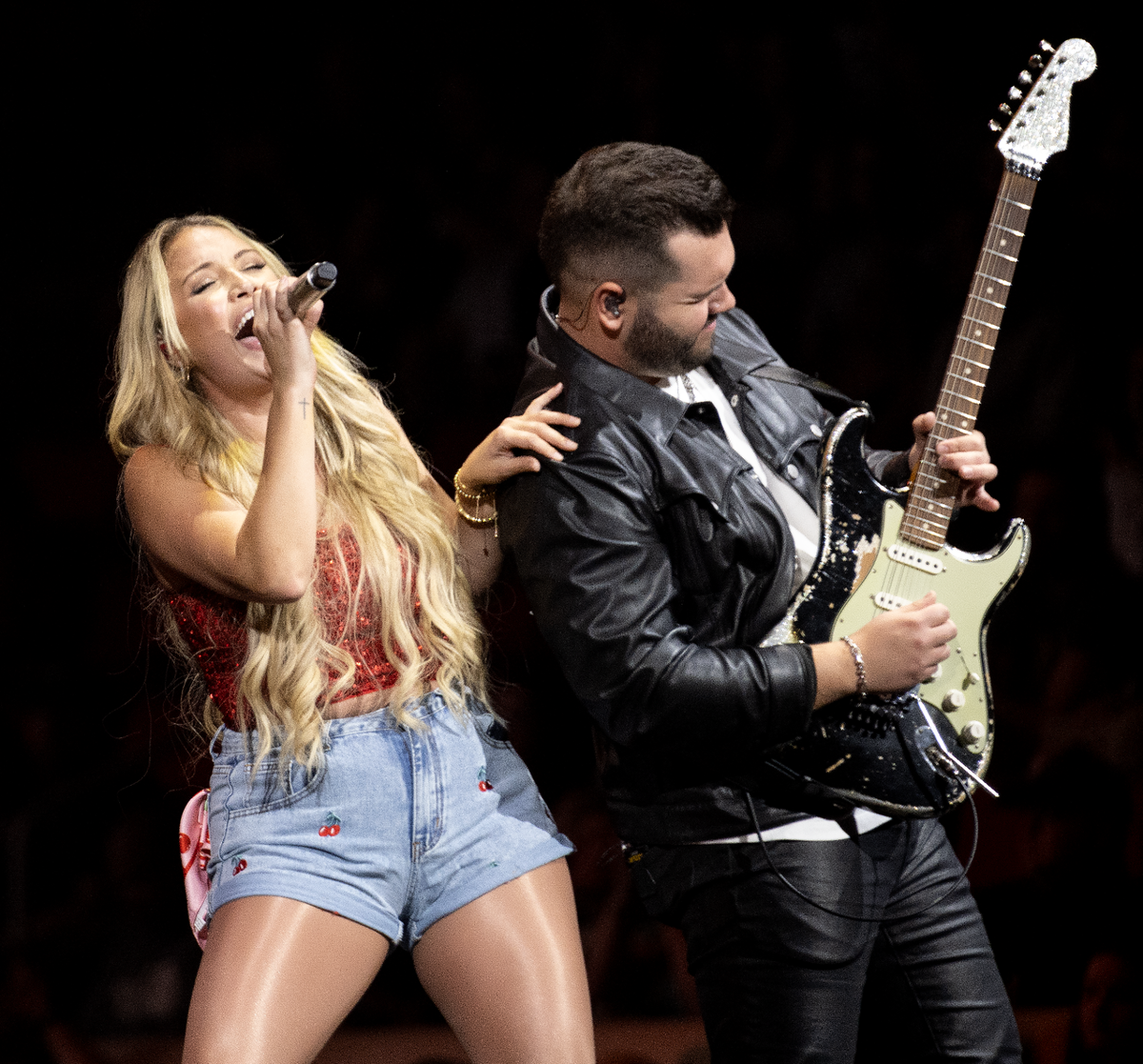 Alexandra Kay opens for Jelly Roll on “The Beautiful Broken Tour” at Raleigh, N.C.’s Lenovo Center, Friday night, Sept. 20, 2024.