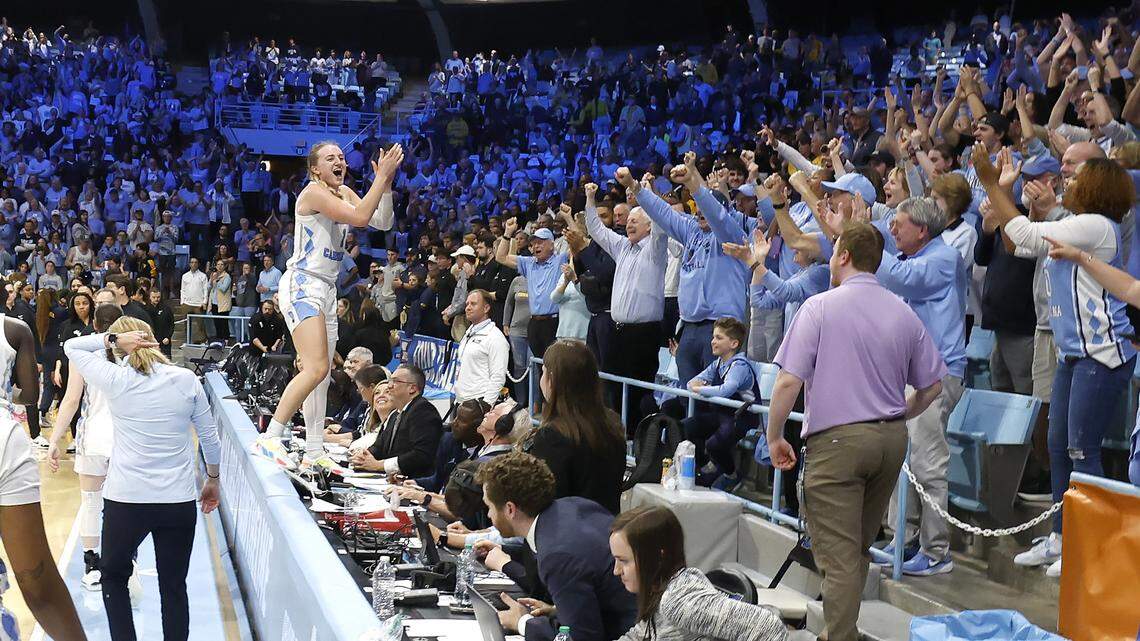 Moving on: UNC women outlast West Virginia, will face rival Duke in NCAA Sweet 16