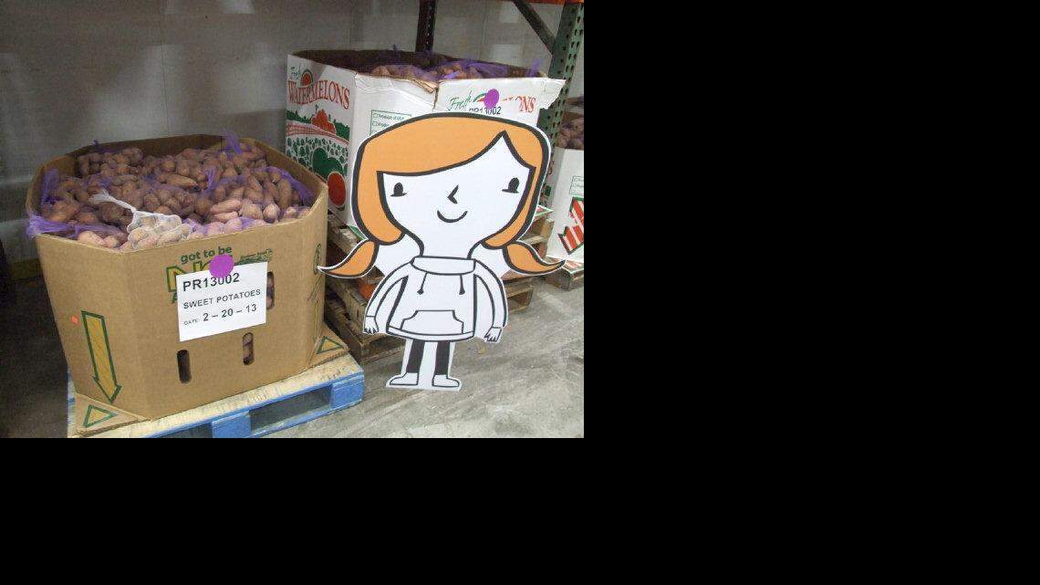 Food bank’s Kate illustrates needs of hungry children