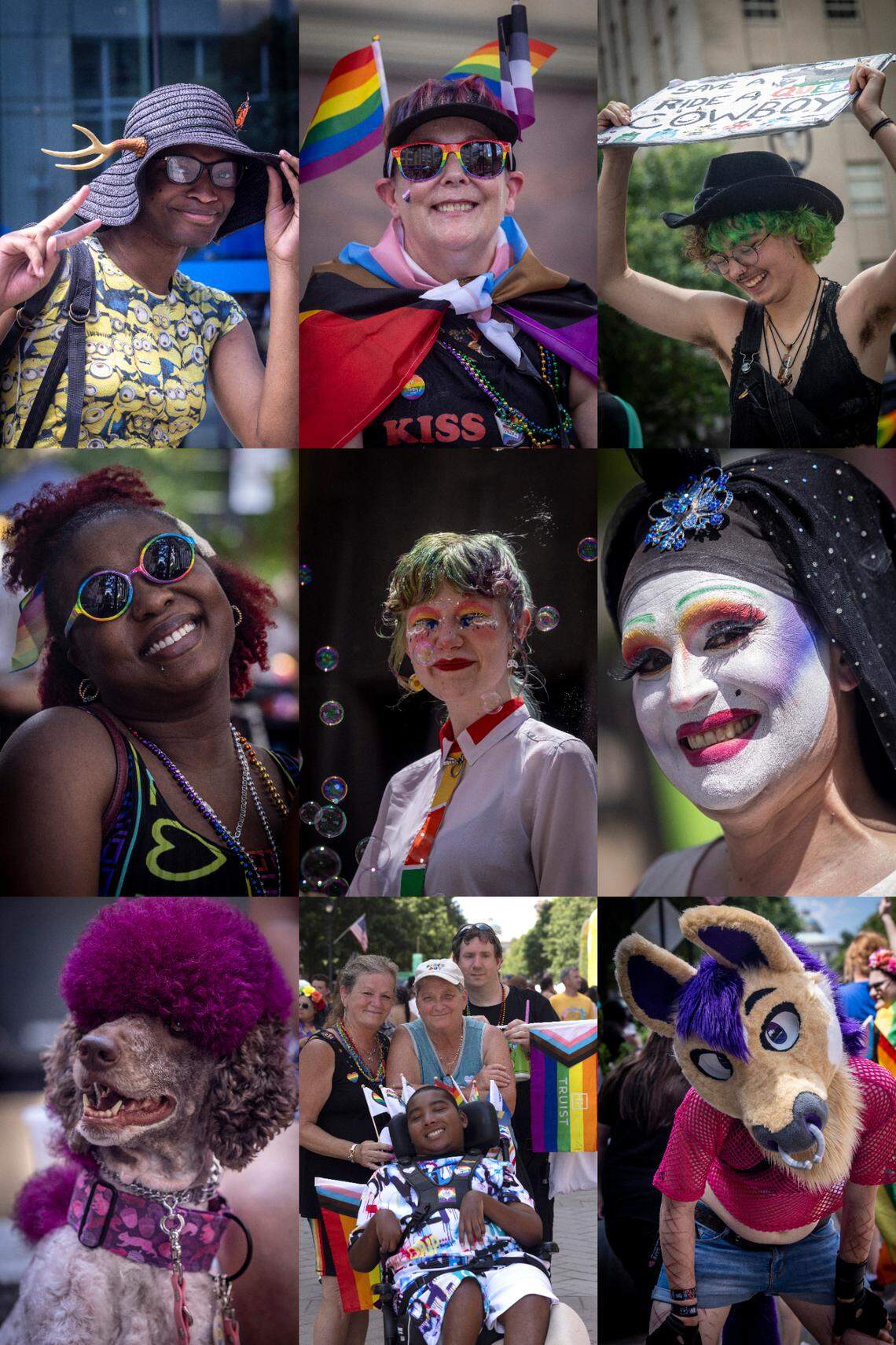 Faces of Out! Raleigh Pride, Saturday, June 25, 2022.