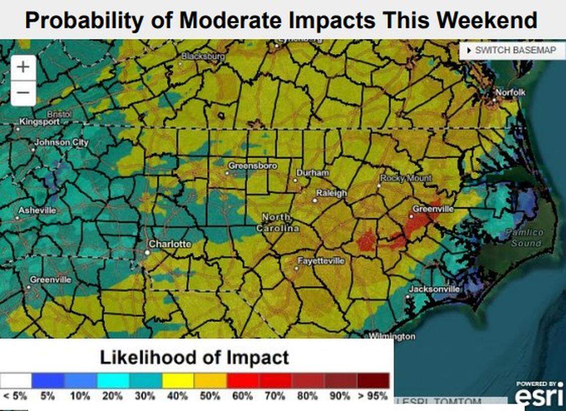 A briefing from the National Weather Service predicts a weekend winter storm headed for central North Carolina beginning on Saturday.