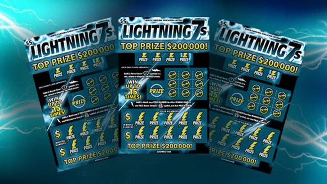 Odds of winning $200,000 in the Lightning 7s game are 1 in 1,220,100, according to N.C. Education Lottery officials