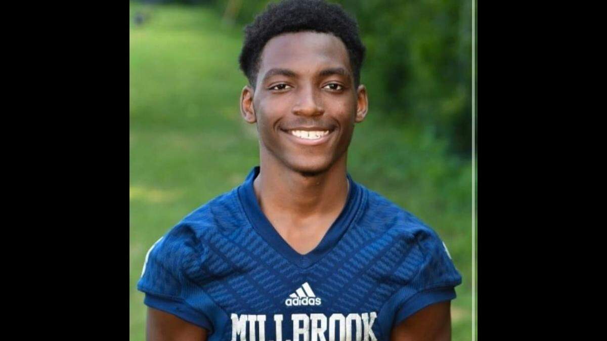 Millbrook High School junior varsity player Christian O’Neal was shot and killed in Greensboro, North Carolina on Friday, Nov. 12, 2021.