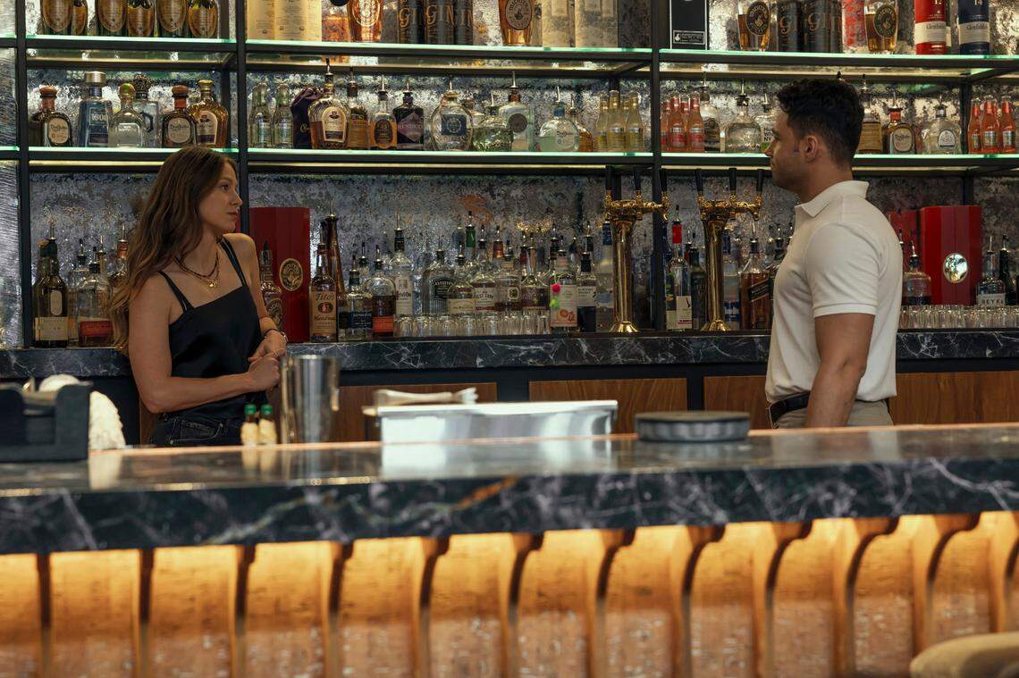 Melissa Benoist as Bree Buckley and Rafael Silva as Shawn West in “The Waterfront.”