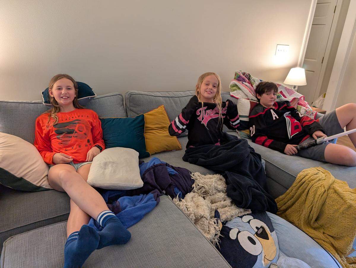 N.C. State alumna and NASA astronaut Christina Koch sent Carolina Hurricanes and Philadelphia Flyers gear to her nieces and nephews. Koch attended Game 4 of the Canes-Flyers playoff series in Philadelphia on May 9, 2026.