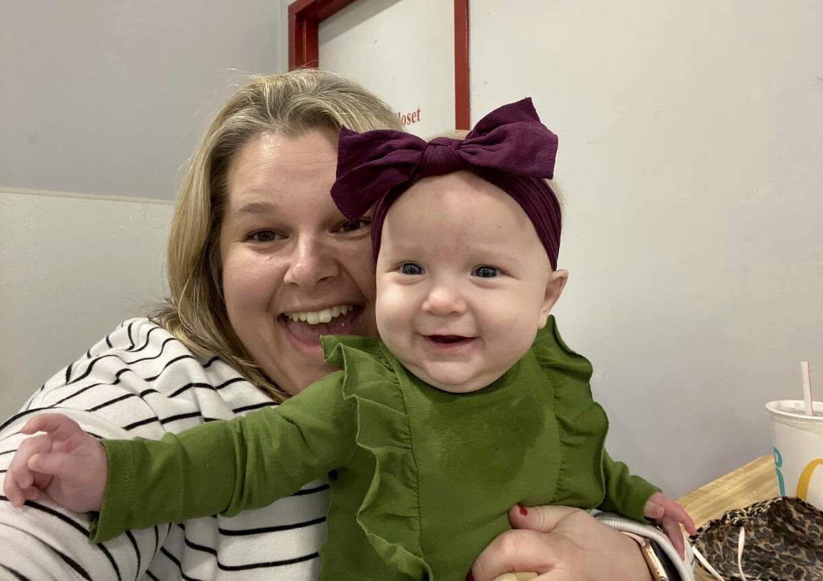 The late Rachel Barbour with her daughter, Oakleigh. Barbour died months after the baby’s birth.
