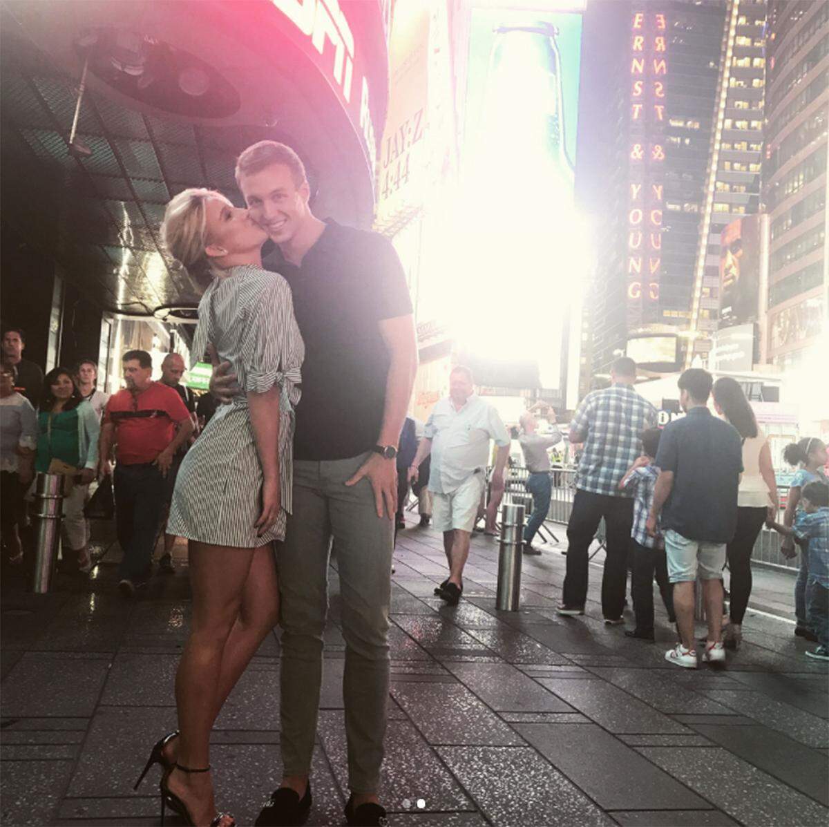 Savannah Chrisley and Luke Kennard in a now-deleted Instagram photo.
