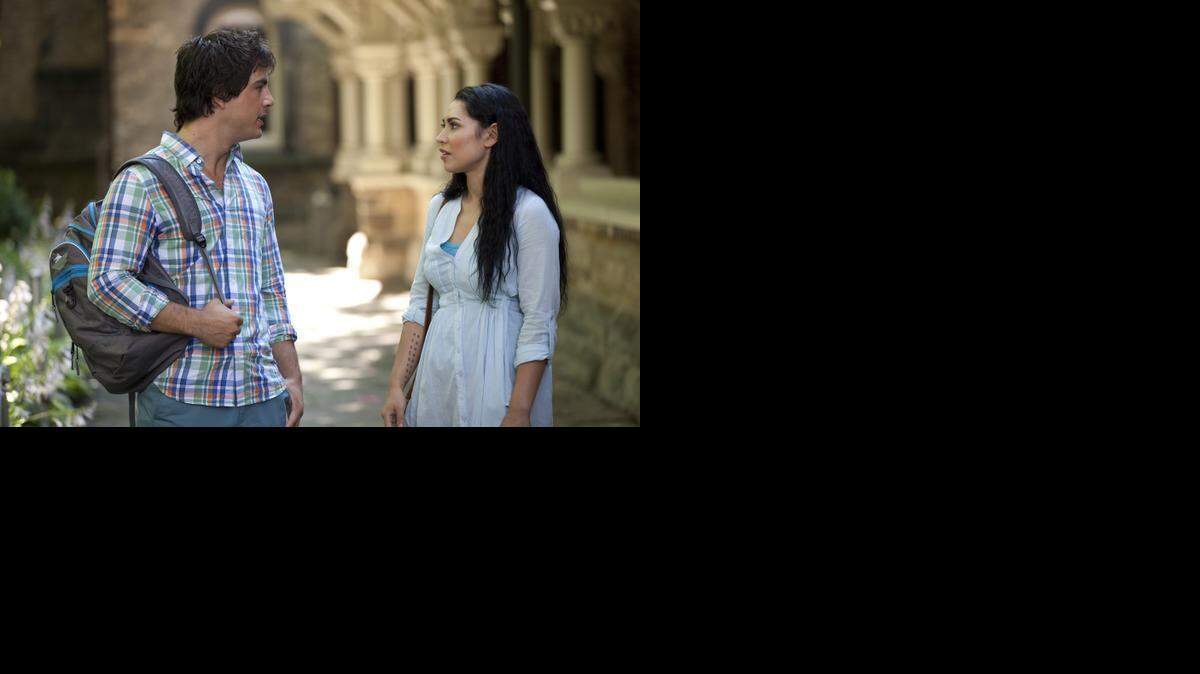 Daniel Kelly and Cassie Steele star in “The Sorority Surrogate” on Lifetime.
