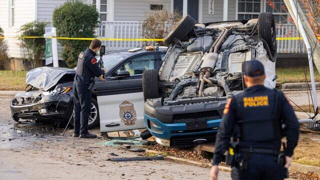 Two injured in crash with Raleigh police officer vehicle | Raleigh News ...