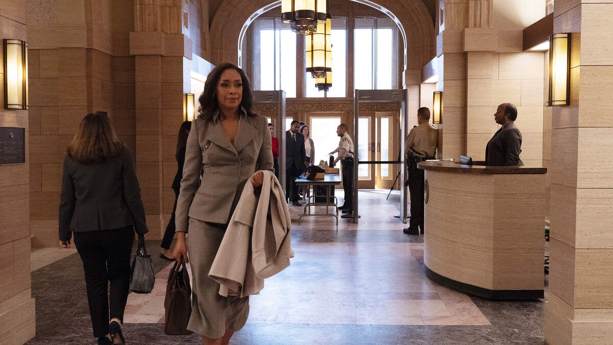 Gina Torres as Jessica Pearson in the new USA drama “Pearson.”