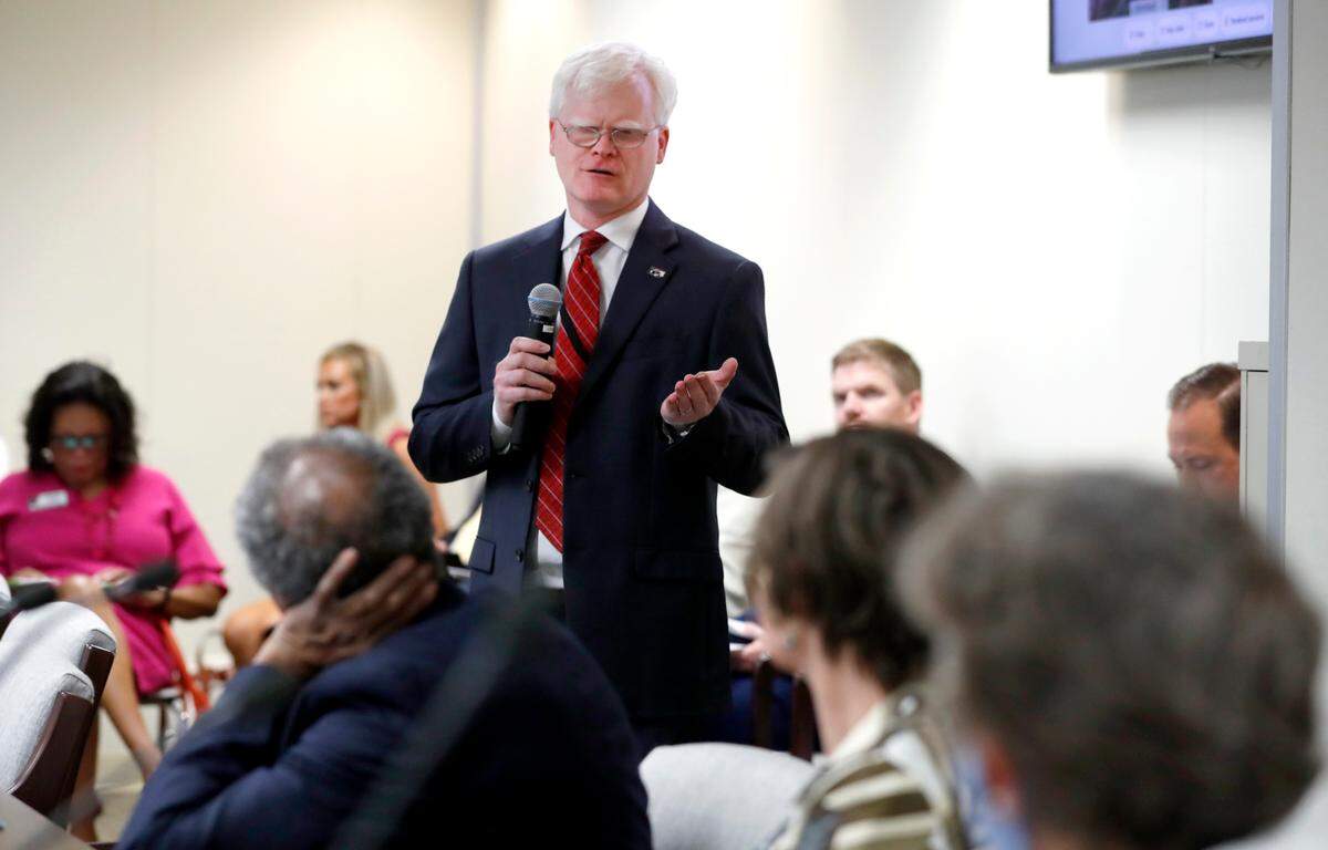William Lassiter, deputy secretary for juvenile justice with the NC Department of Public Safety, speaks during a meeting of the House Judiciary Committee in Raleigh in June 2021.