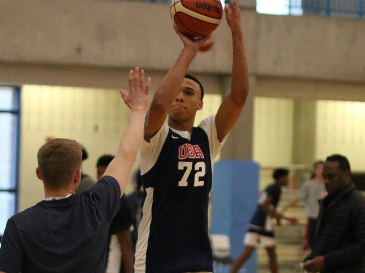 R.J. Hampton, one of the top point guards in the class of 2020 is considering Duke, Kansas, Kentucky and Memphis -- and reclassifying to 2019.