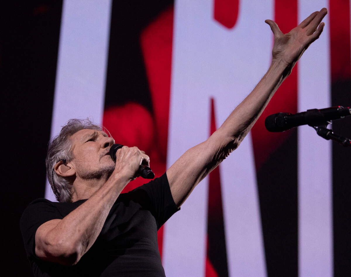 Roger Waters in concert at Raleigh, N.C.’s PNC Arena, Thursday night, Aug. 18, 2022. The show featured 20 Pink Floyd and Waters songs including “Comfortably Numb” and “Wish You Were Here”.