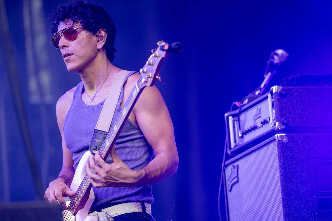 Chicano Batman performs at Moore Square in Raleigh during the Hopscotch Music Festival on Friday, Sept. 6, 2024.