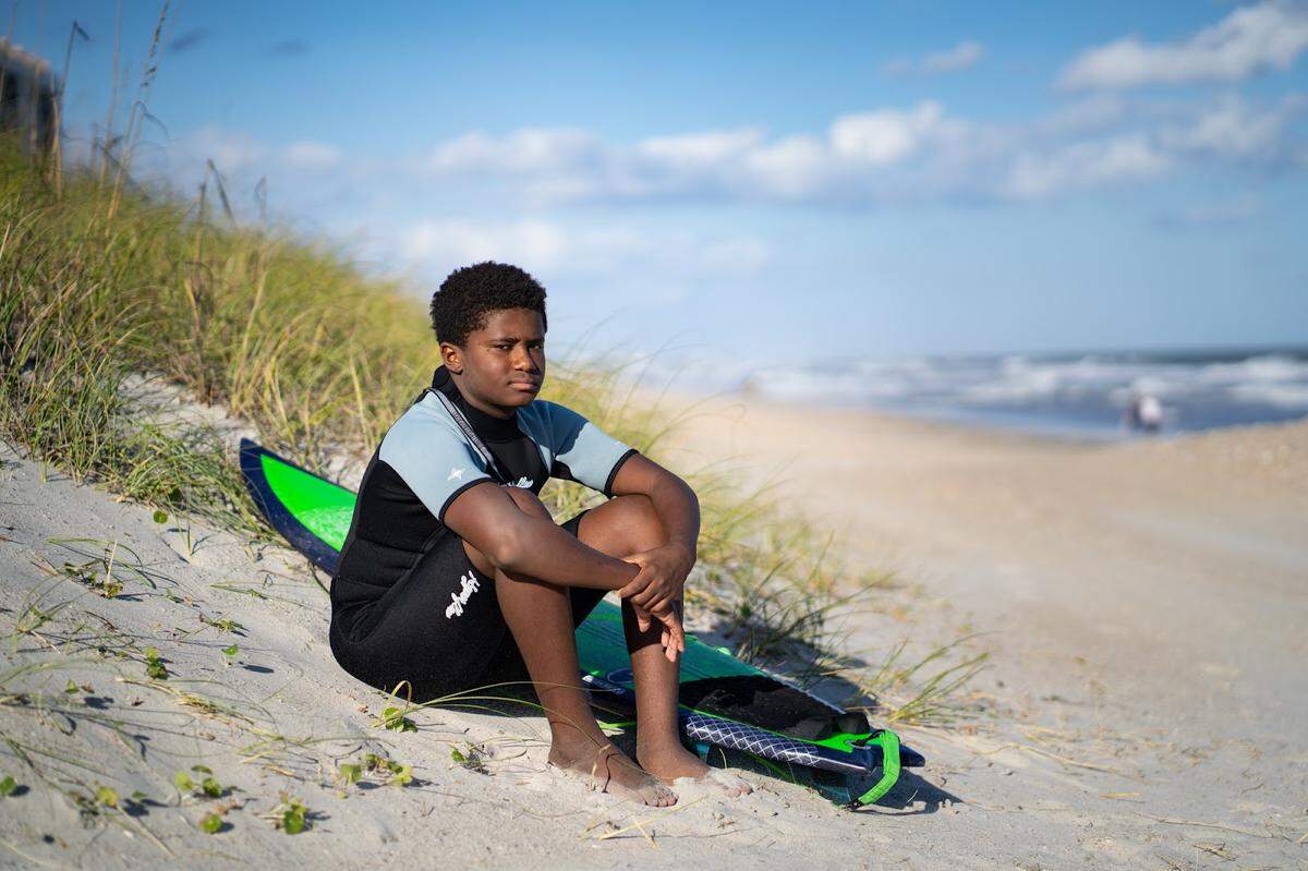 Sterling Stewart took part in Surfers Healing, a camp teaching kids with autism how to surf. He and his mother volunteer at the camp, and the rest of the year he surfs as much as he can, competes in surfing competitions across the country, and is sponsored by Savage Surfboards, a Wilmington surf shop.&nbsp;&nbsp;