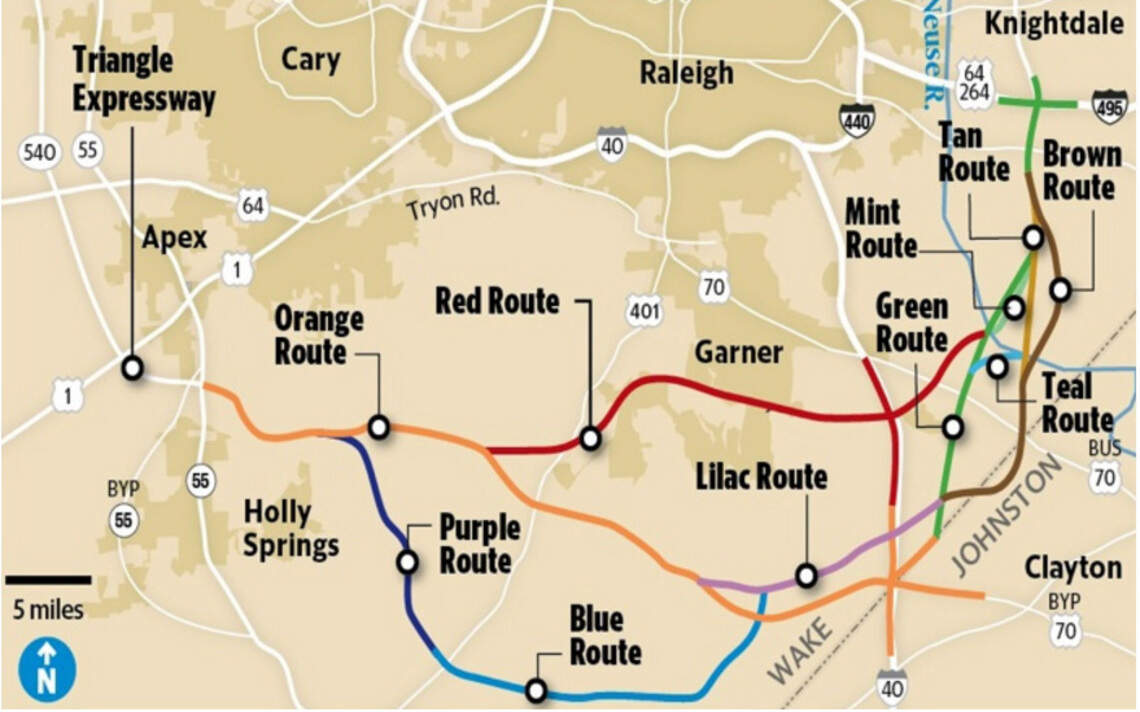 Road Worrier: 540 Loop project offers a choice of colors