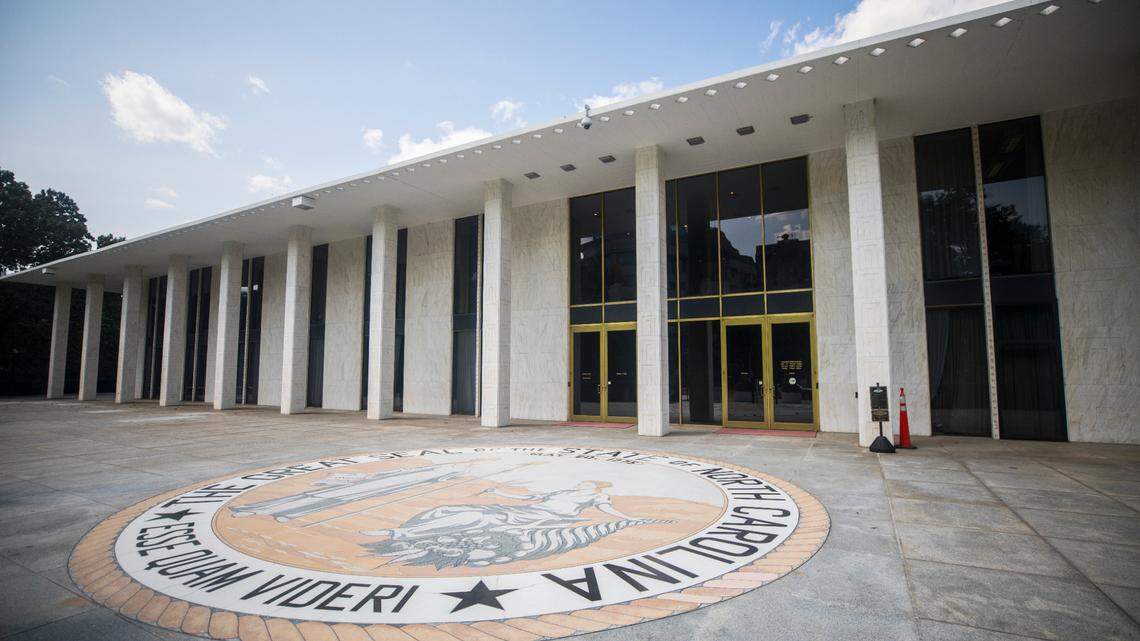 The N.C. Legislative Building in Raleigh, N.C. on September 10, 2021.