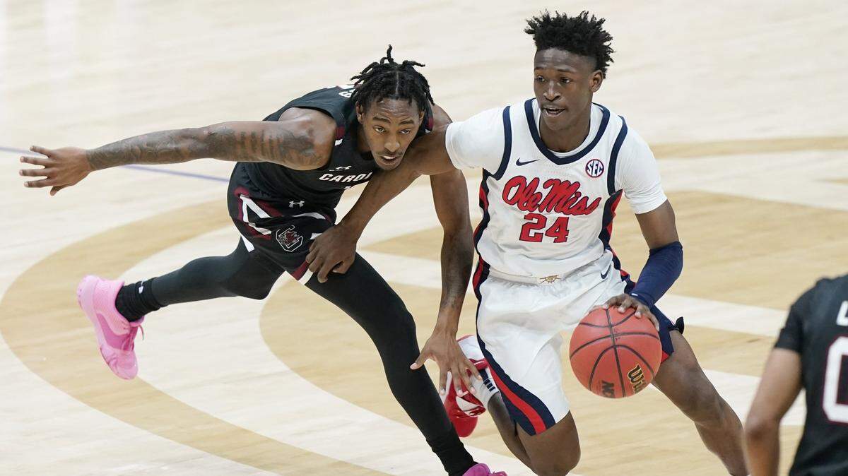 Former Mississippi guard Jarkel Joiner (24) is transferring to N.C. State.