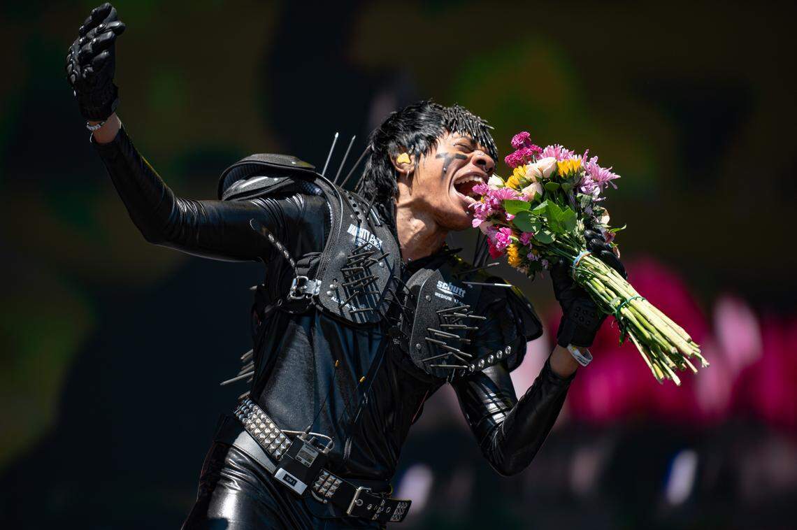 Teezo Touchdown performs at the first day of Dreamville Music Festival in Dix Park in Raleigh, NC on Saturday, April 6, 2024.