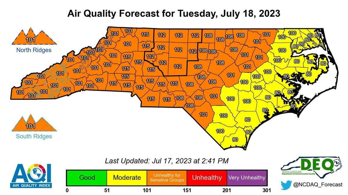 Code Orange air quality alert returns to Triangle. What’s causing it, and what to do