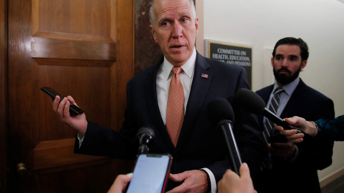 Tillis will be a no-show Monday when Trump thanks RNC delegates in Charlotte