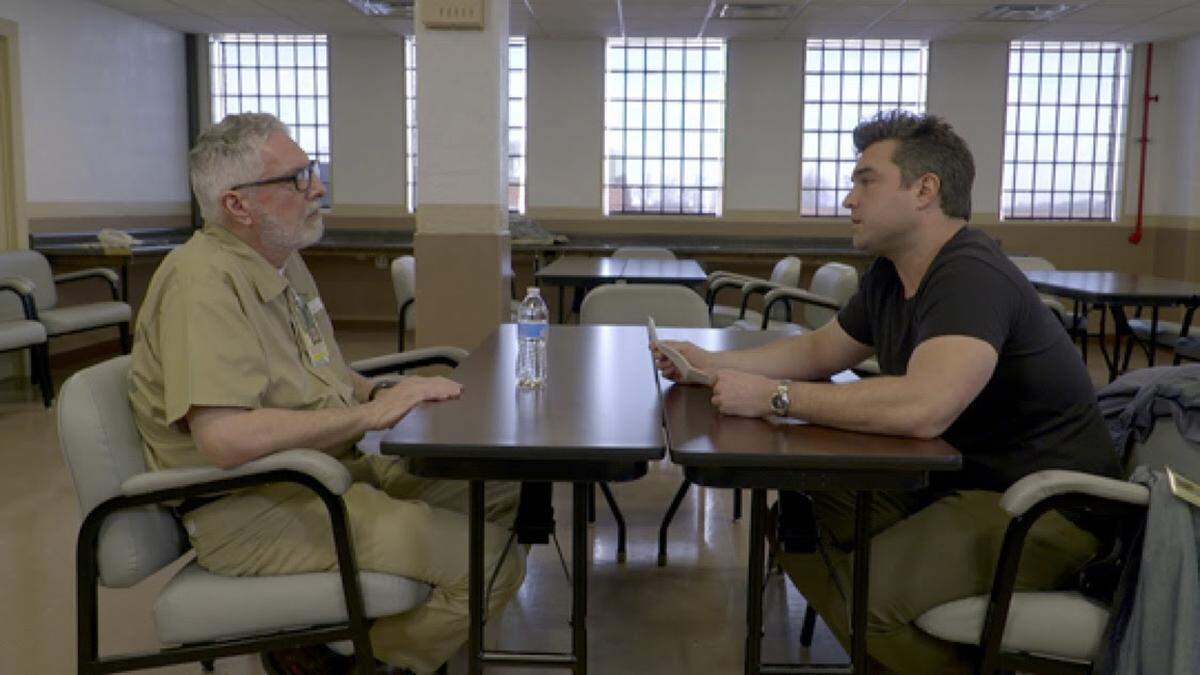 Barbara Kopple’s documentary “Murder in Mansfield” follows Collier Boyle, right, as he confronts his father, Dr. Jack Boyle, left, who is in prison for killing Collier’s mother Noreen in 1989.