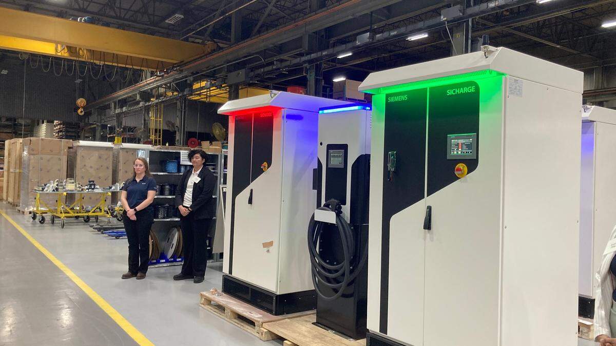 Siemens once manufactured charging stations for electric buses, trucks and other large vehicles at its 272,000-square-foot plant in Wendell, N.C. Now, the German company seeks to use the site to support data centers.