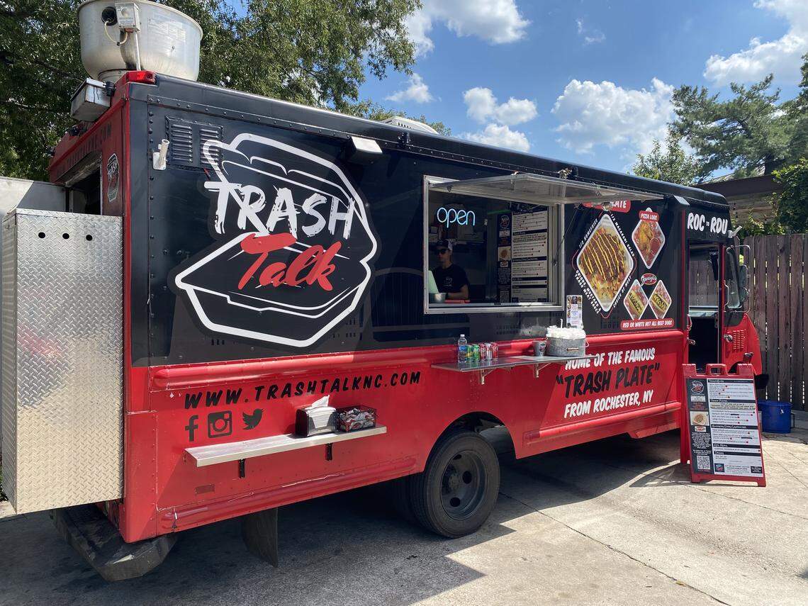 The Triangle’s “Trash Talk” food truck makes Rochester, New York’s signature dish, while not using the food’s official name for legal reasons.