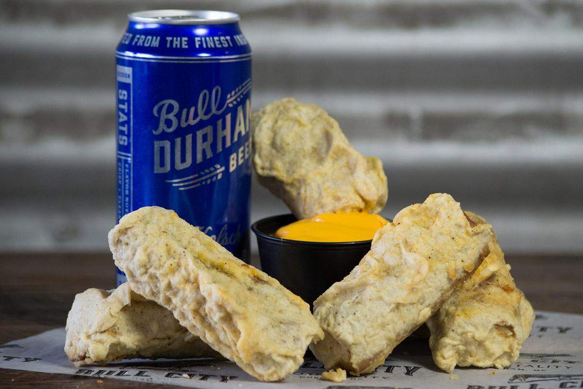These fried pretzels will be one of nine Durham Bulls food specials this season.