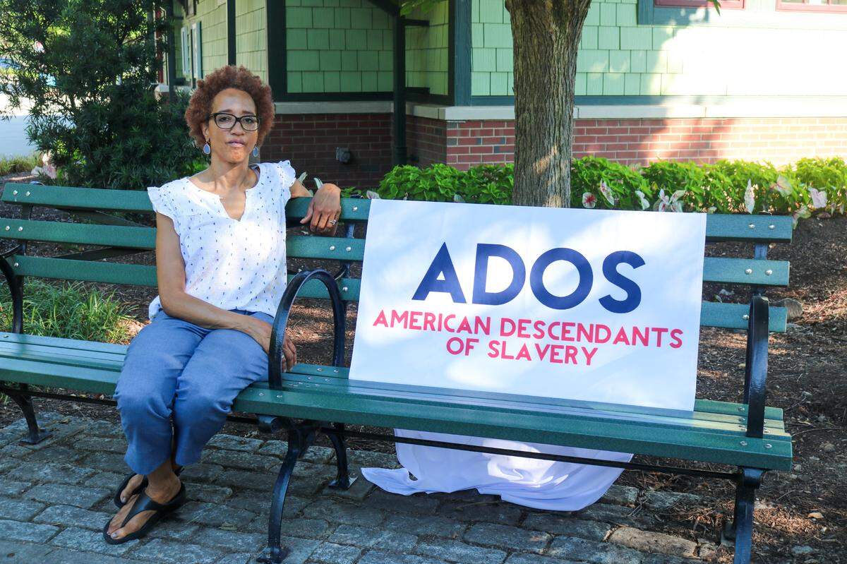 Dawn Paige, a founder of the Triangle chapter of American Descendants of Slavery (ADOS), traces her lineage to enslaved people in Warren County, North Carolina, South Carolina and Virginia. She takes issue with the broad language of the Asheville reparations measure, specifically the term “minority.”