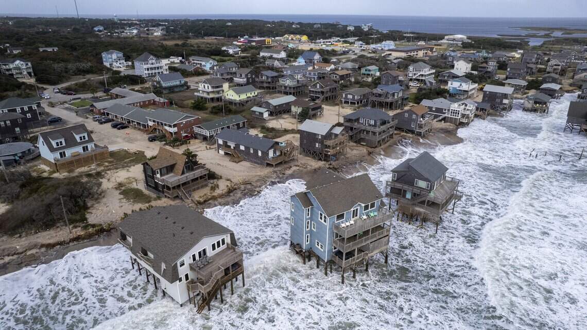 12-foot waves could hit North Carolina this weekend. A strong El Niño may mean more storms