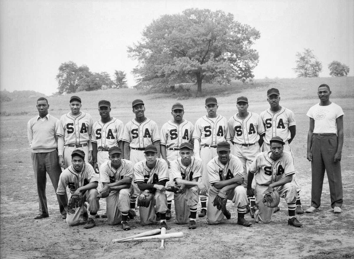 The 1949 St. Augustine’s College baseball team.