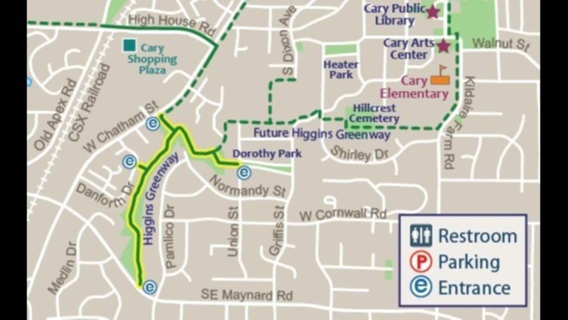 Cary wants to build a greenway to downtown