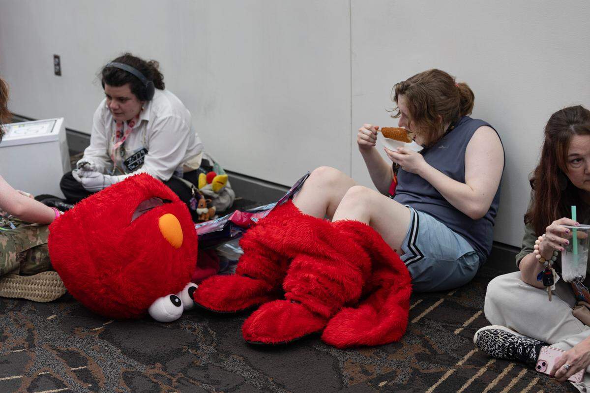 Cosplayers and comic fans celebrate Galaxycon at the Raleigh, N.C. Convention Center on Friday, July 25, 2025.