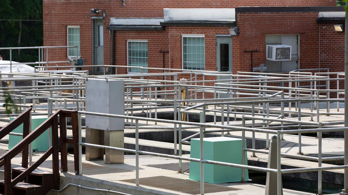 DEQ is proposing rules that would limit forever chemicals in groundwater and surface water, as well as 1,4-dioxane in surface water. Pittsboro’s water treatment plant, shown here, has struggled with both chemicals in recent years.