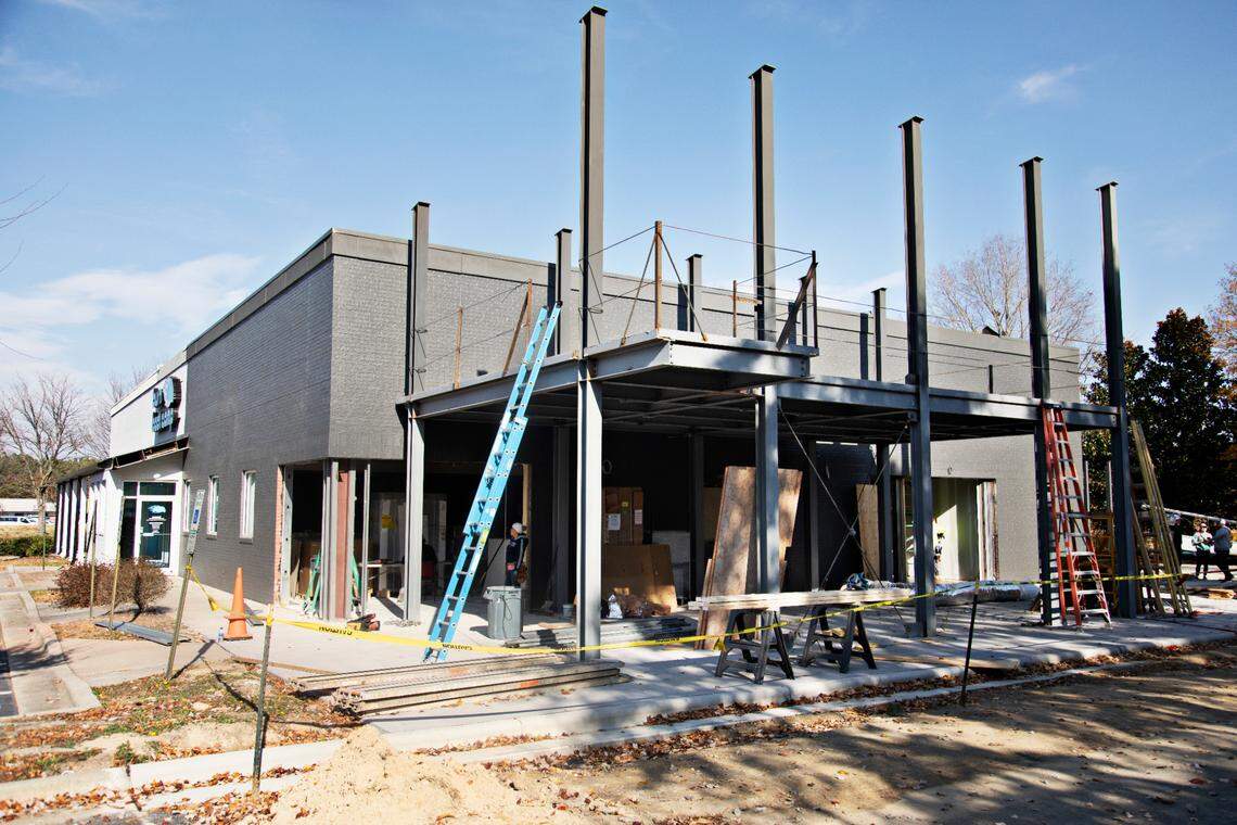 The Craften food hall in Knightdale will have a coffee bar, cocktail bar and four vendors as well as indoor and outdoor seating.