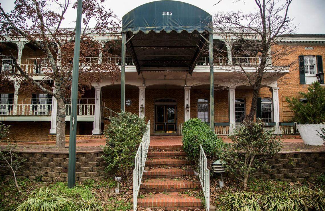The Velvet Cloak Inn, once a fixture on Hillsborough Street for more than five decades, was replaced with a student housing complex.