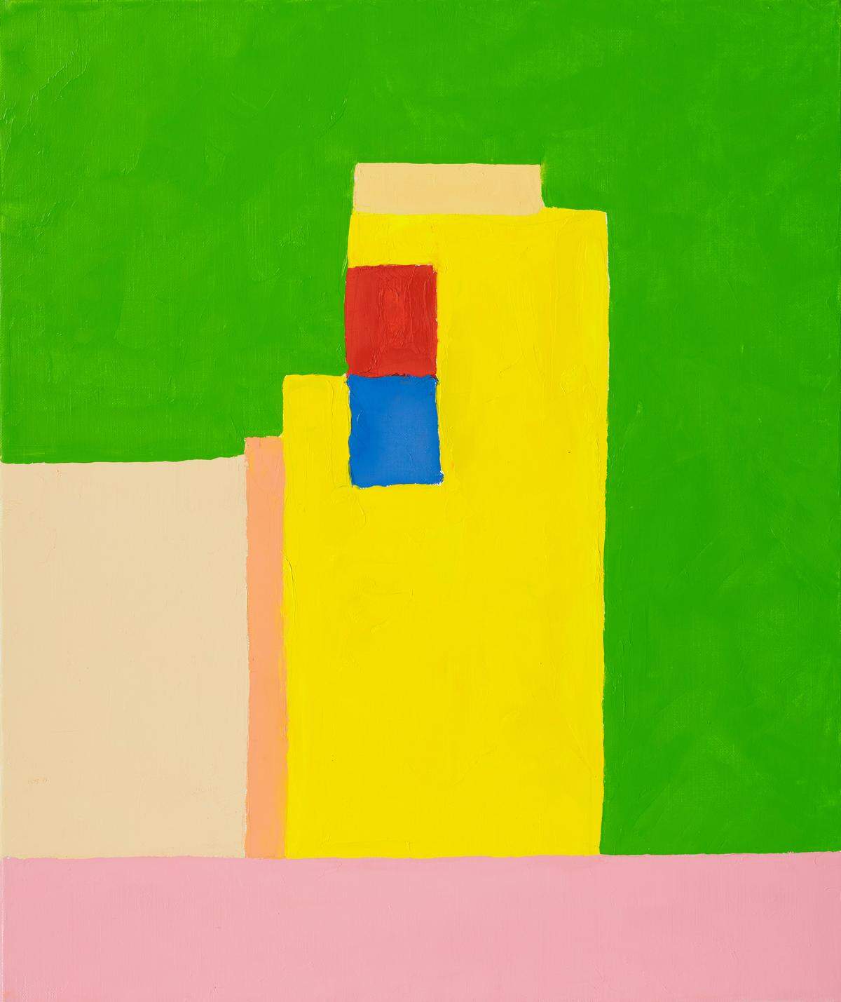 Etel Adnan, Lebanese-American, born 1925: Untitled 2017; oil on canvas: 21 5/8 x 18 1/8 in. (55 x 46 cm). Ackland Art Museum, Promised Gift of Mr. and Mrs. John Leroy Townsend III in honor of the Museum’s 60th Anniversary. Copyright of the Artist; Courtesy of Galerie Lelong &Co. The piece will be included in the museum’s exhibit “Birthday Presents,” which will feature roughly 60 works of art from 30 different donors.