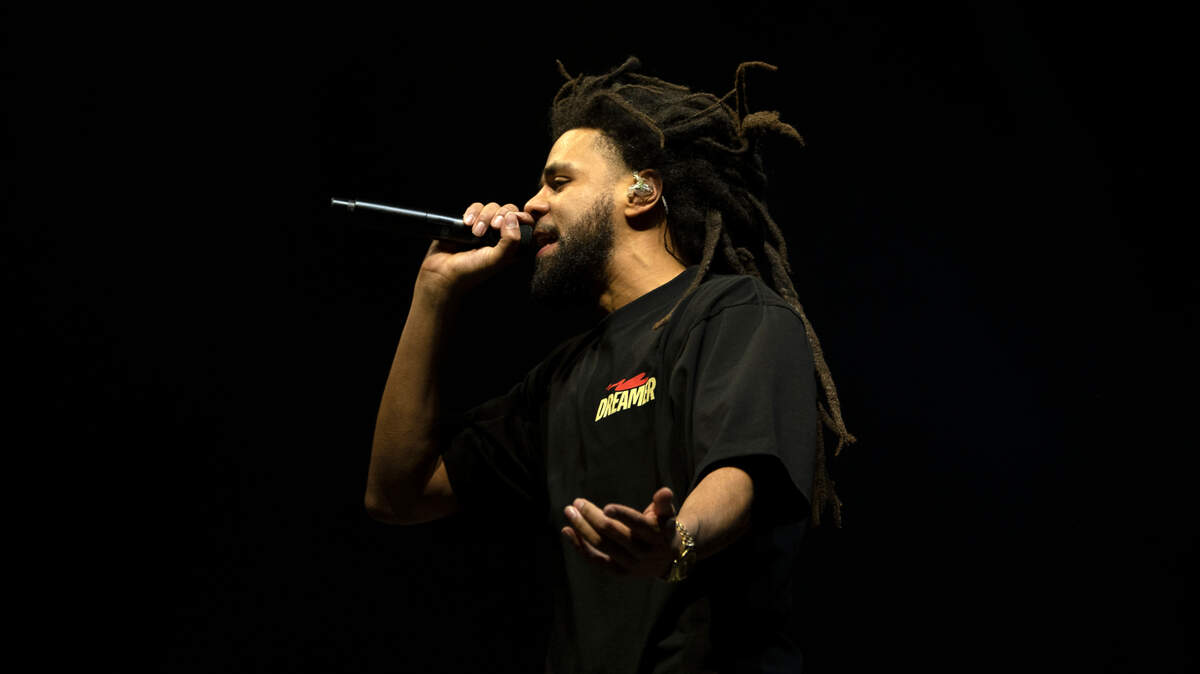 J. Cole headlines the Dreamville Festival in Raleigh, N.C., Sunday, April 2, 2023.