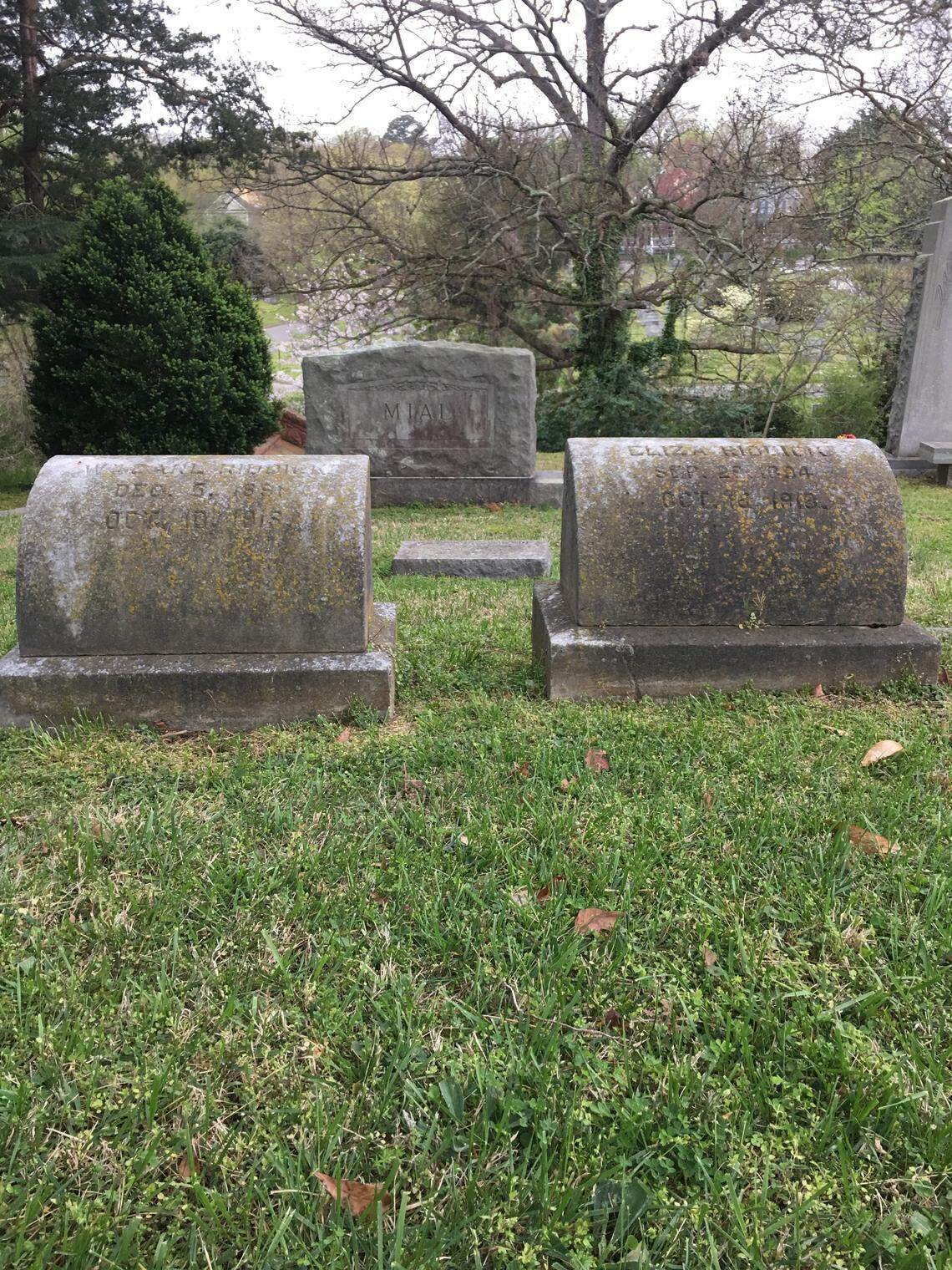 Raleigh siblings Elizabeth and William Riddick died six days apart in 1918, both victims of the influenza epidemic that killed nearly 14,000 people in North Carolina. She was a volunteer nurse and he worked in a state hygiene lab. Both are buried in Oakwood Cemetery.