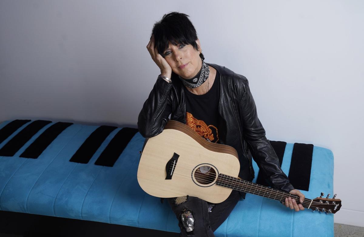 Songwriter Diane Warren poses for a portrait Aug. 18, 2021, in Los Angeles. Film Fest 919 is presenting its Spotlight Award to Warren, who has written hits like “If I Could Turn Back Time” (Cher), “Because You Loved Me” (Celine Dion) and “I Don’t Want to Miss a Thing” (Aerosmith). There also will be a laser light show set to her music.