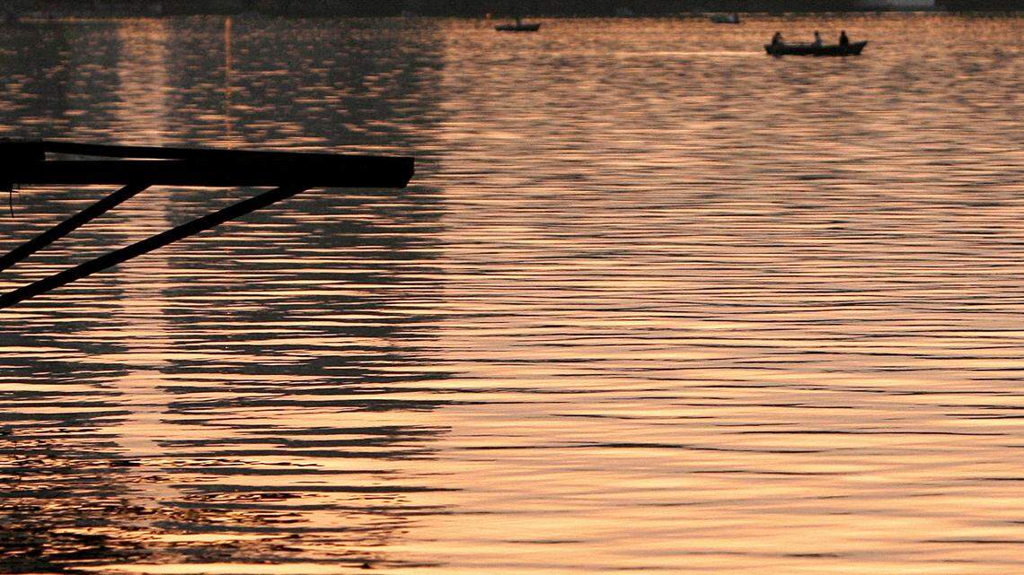 Ominous clues on board the boat (Not pictured above) led the sheriff on a search downriver, officials said. (AP Photo/Vadim Ghirda)