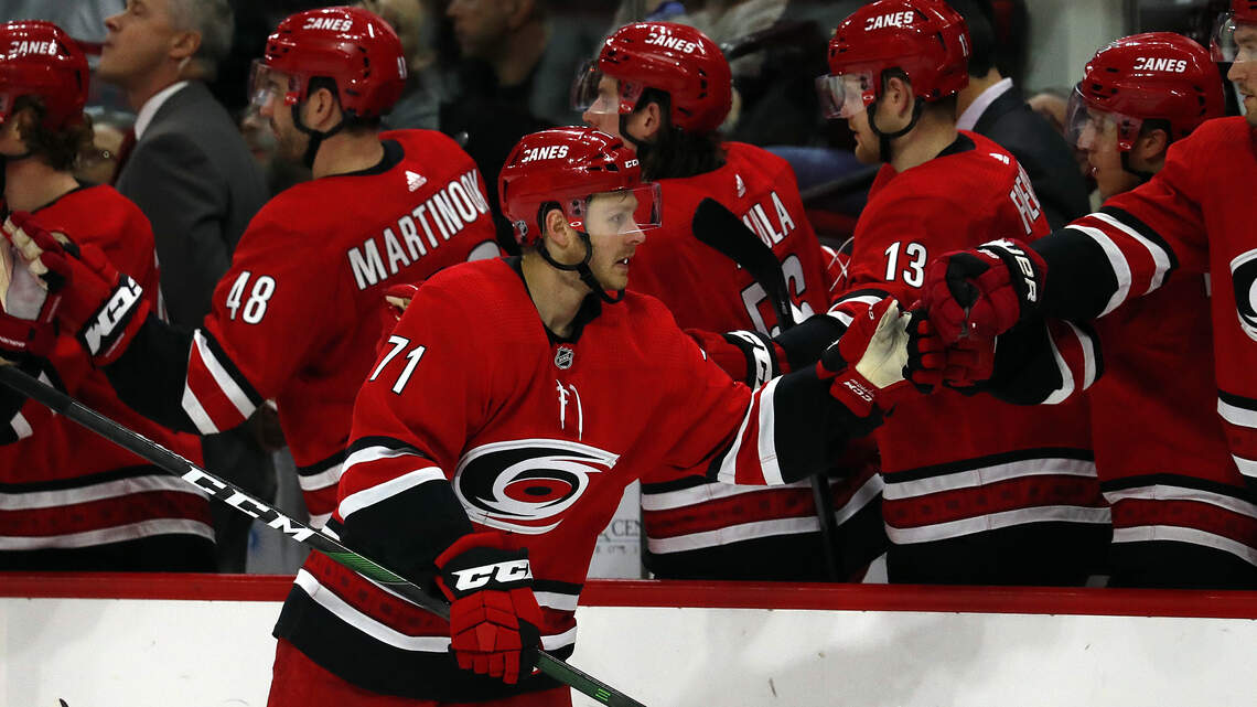 He’s not flashy but he’s smart. He’s Lucas Wallmark of the Hurricanes