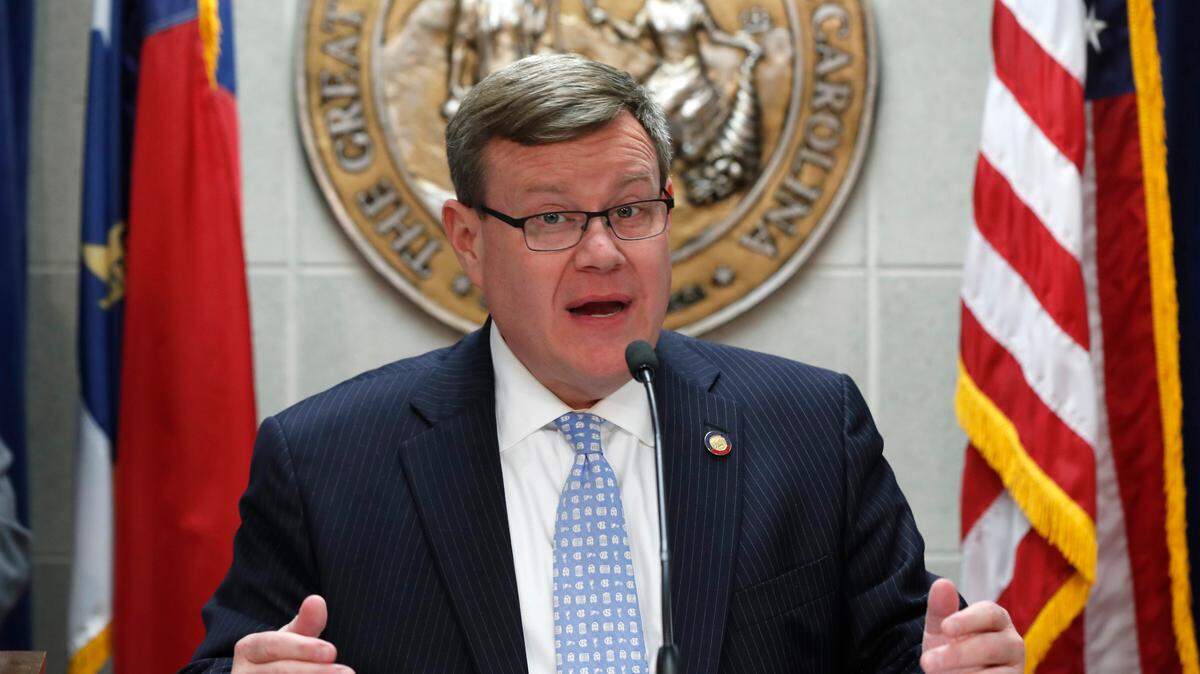 House Speaker Tim Moore says Rep. Ray Russell’s office was needed for a new member.