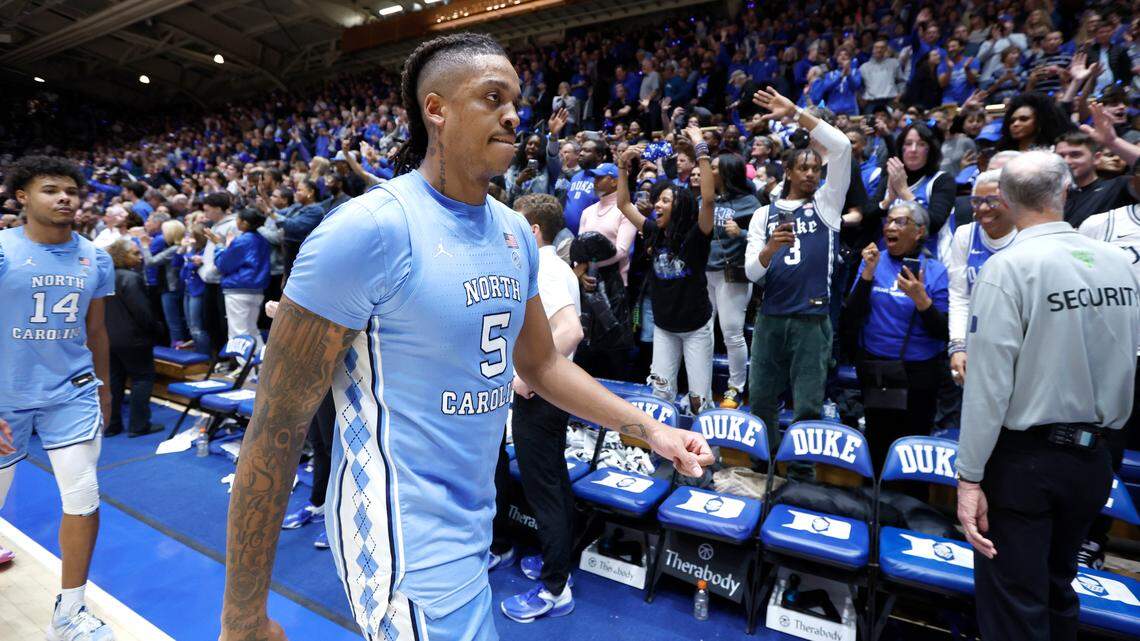 UNC basketball struggles to find its shot against Duke as Tar Heels fall to Blue Devils