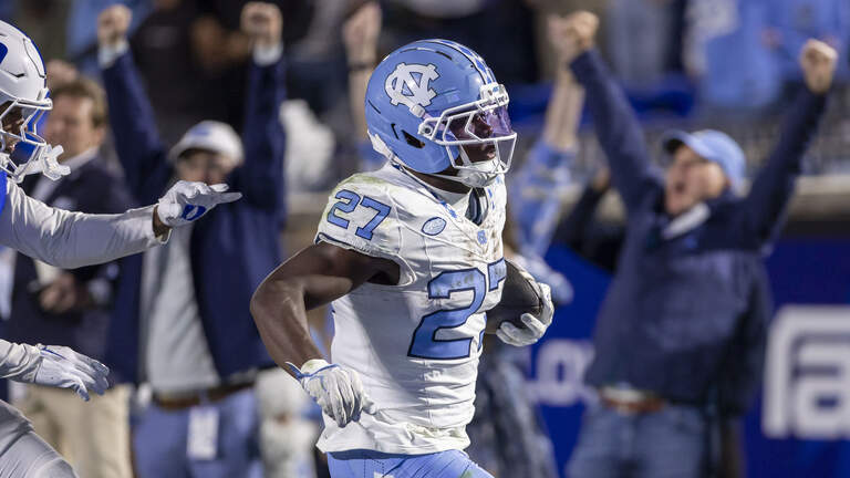 UNC football scores late to top Duke. Observations from the rivalry battle