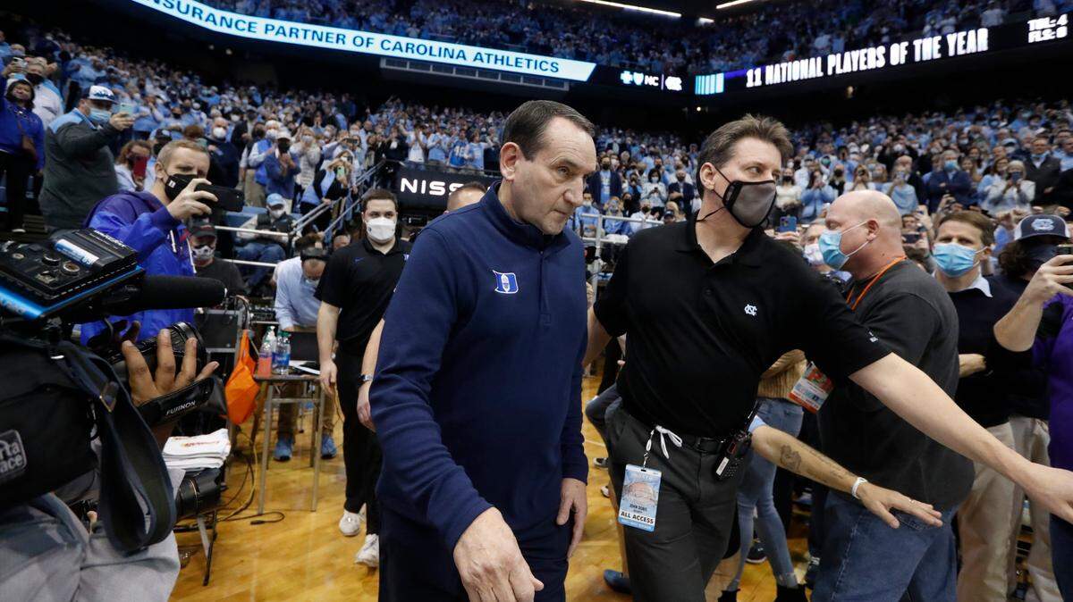 The UNC faithful was ready for Coach K’s final appearance in Chapel Hill. He was, too